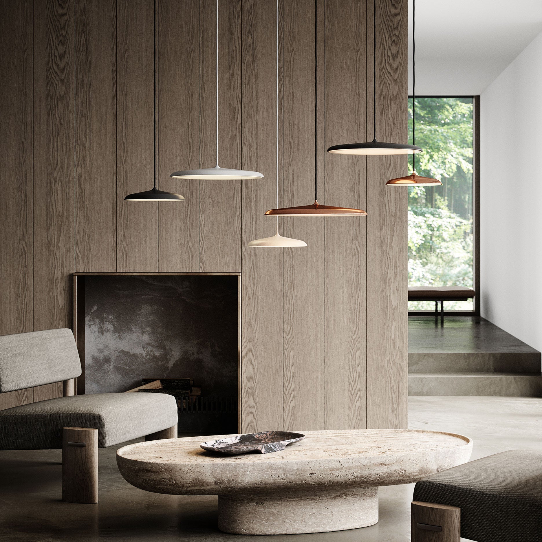 Artist 25 pendel kobber